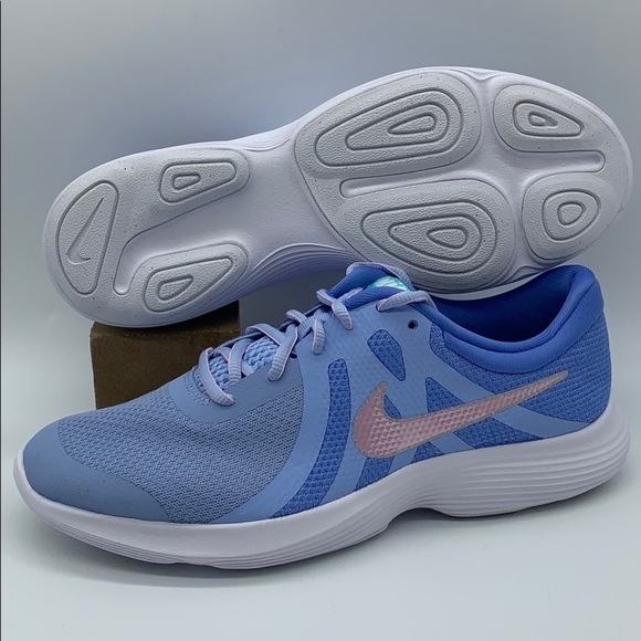 NIKE REVOLUTION 4 (GS) royal pulse/pink foam - Picture 11 of 16